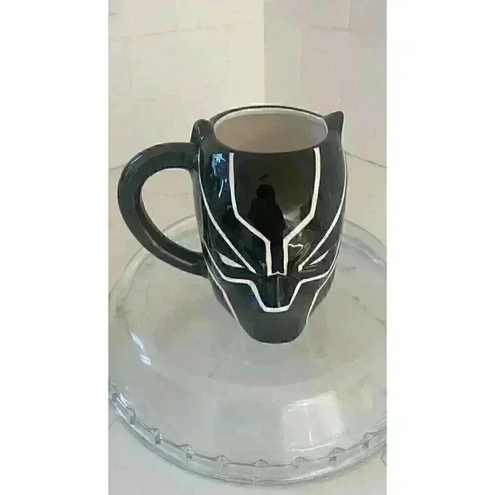 Black Panther Marvel Comics Coffee Mug Cup Avengers Zak! Mask Black Handle